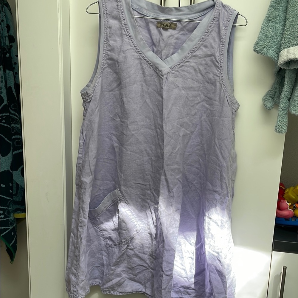 Flax Women's Lavender Sleeveless Top/dress